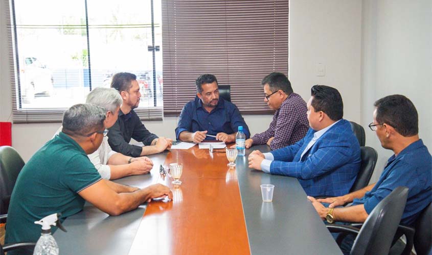 Prefeito Isaú Fonseca recebe prefeitos de Alvorada e Colorado