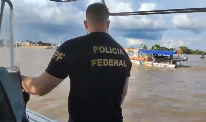 PF RO atua na liberação de embarcação brasileira apreendida na Bolívia 