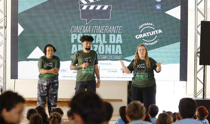 Mostra 'Cinema Itinerante: Portal da Amazônia' leva sessões de cinema e rodas de conversa a comunidades rurais e urbanas de Vilhena