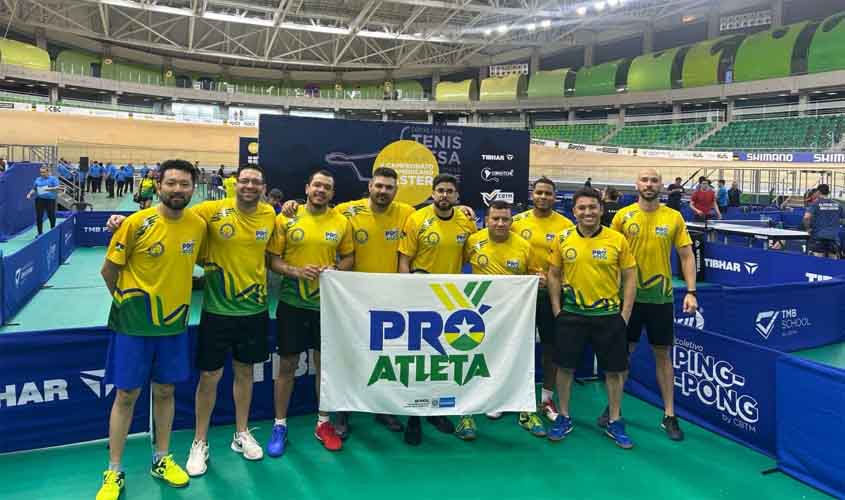 Rondônia conquista medalha de prata no Campeonato Sul-Americano Masters de Tênis de Mesa