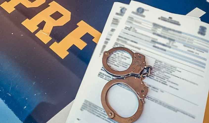 PRF-RO cumpre seis mandados de prisão durante feriado prolongado