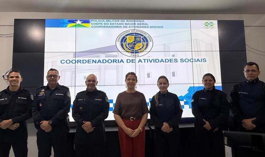 TJRO visita PMRO para fortalecer proteção às mulheres