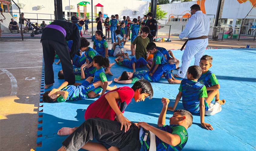 Jiu-jitsu transforma rotina de crianças e fortalece vínculos