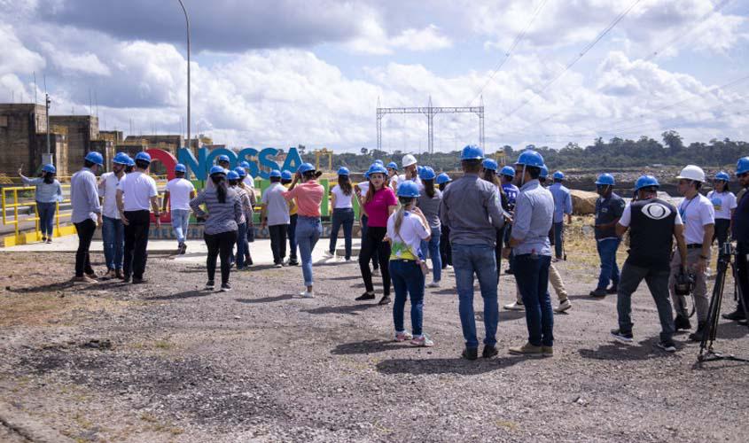 Passeio inaugural na usina Santo Antônio aconteceu neste final de semana