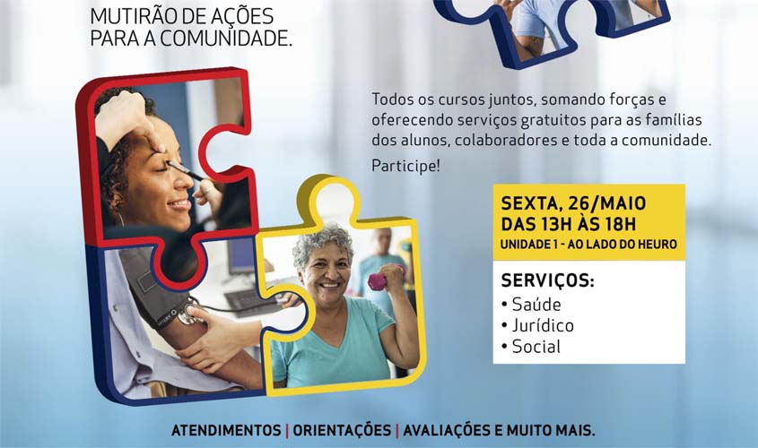 UNINASSAU oferecerá diversos atendimentos gratuitos a comunidade
