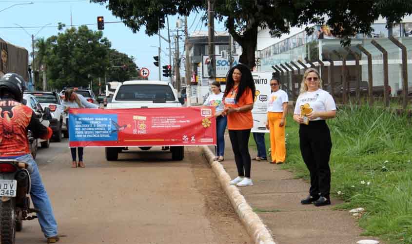 Prefeitura de Porto Velho realiza pit-stop de conscientização contra o abuso e exploração sexual de criança e adolescente