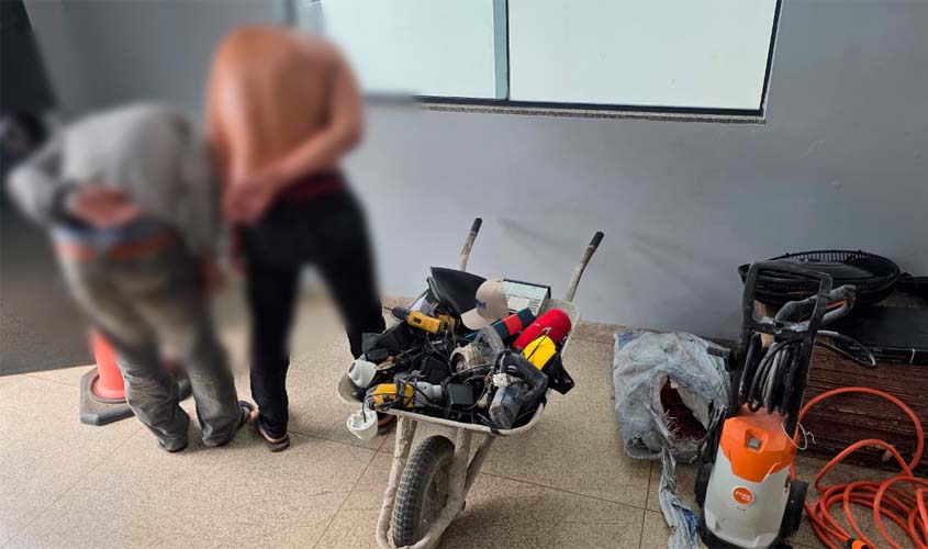 PM recupera materiais de construção furtados