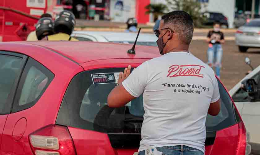 Pit stop e adesivaço marcam abertura da Semana Nacional de Políticas Públicas sobre Drogas em Porto Velho