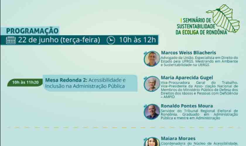 I Seminário de Sustentabilidade da Ecoliga: a programação desta terça destaca
