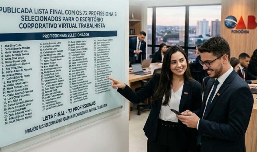 Trabalhista virtual: 72 profissionais são selecionados
