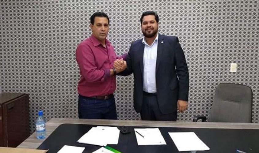 Vereador Aldo Júlio agradece deputado Jean Oliveira por emenda para Copa Integração em Rolim de Moura