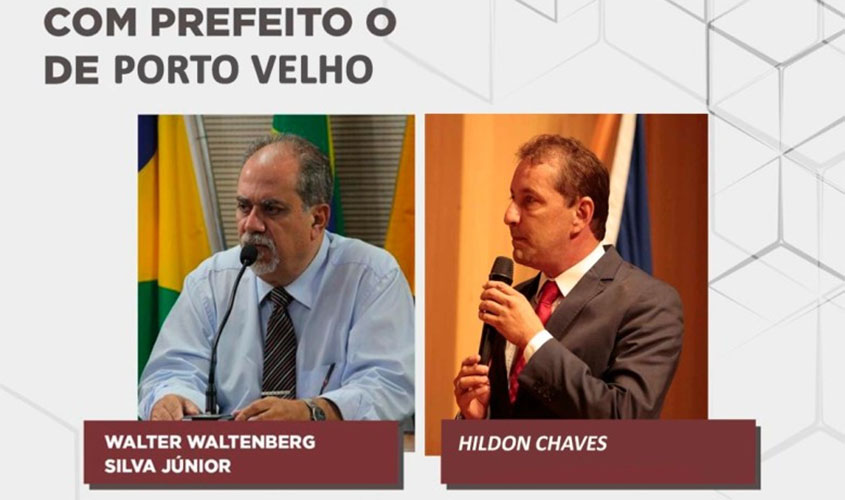 Prefeito participa de bate-papo com ex-desembargador Walter Waltenberg