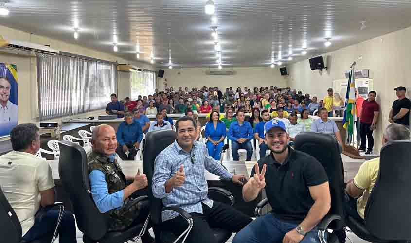 Affonso Cândido participa de convenção do PL que definiu candidatura de Sérgio do Skinão