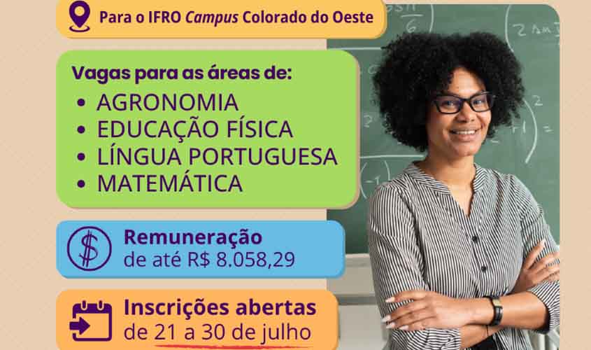 Campus seleciona professores substitutos de várias áreas