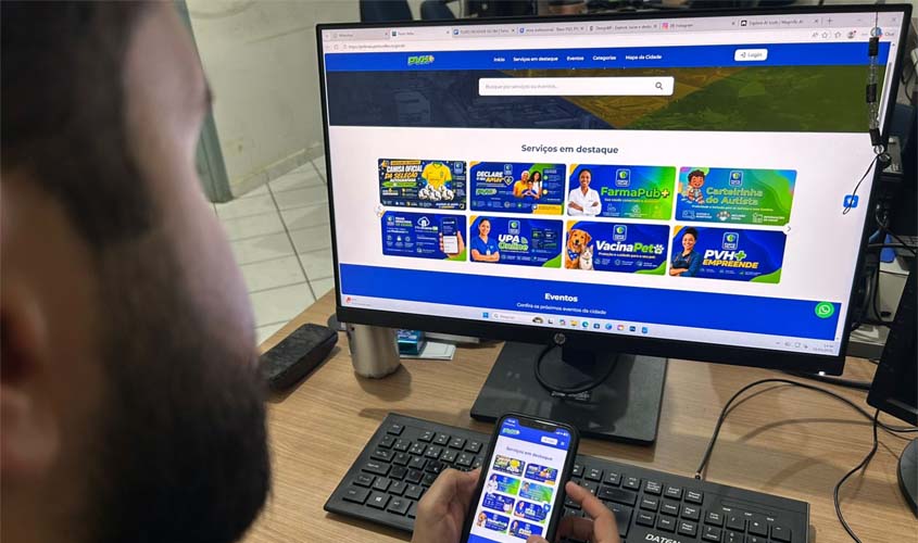 PVH+ amplia serviços digitais da Semec em Porto Velho