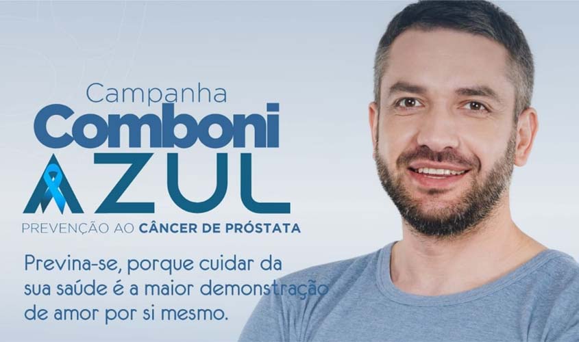 Comboni Azul - Setembro tem campanha de prevenção ao câncer de próstata na ASSDACO