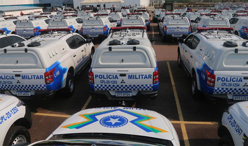 Segurança Pública de Rondônia é fortalecida com mais 110 viaturas equipadas com alta tecnologia