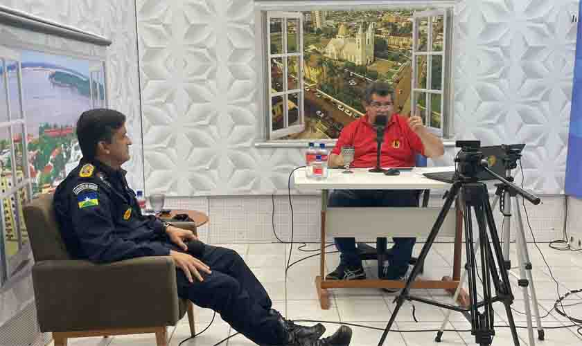 Comandante-geral da PM concede entrevista e fala dos avanços na Polícia Militar proporcionados pelo governo do Estado