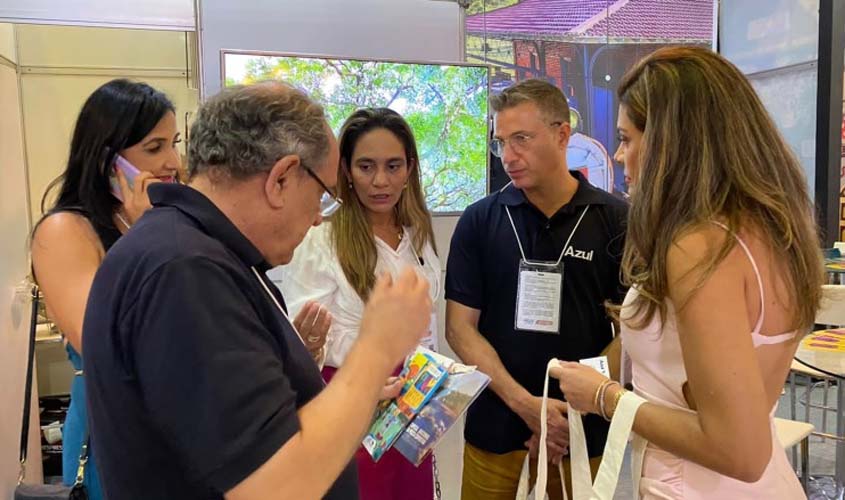 Demandas sobre a malha aérea de Porto Velho são apresentadas em feira nacional