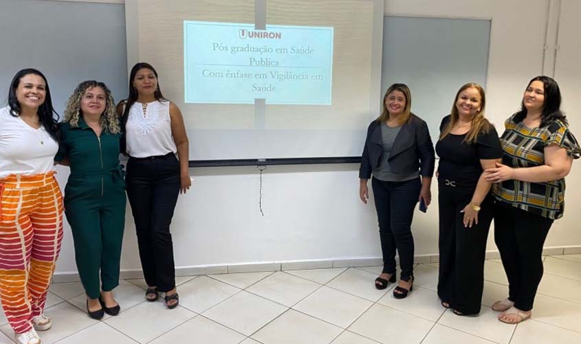 Profissionais da Semusa concluem pós-graduação de Vigilância em Saúde