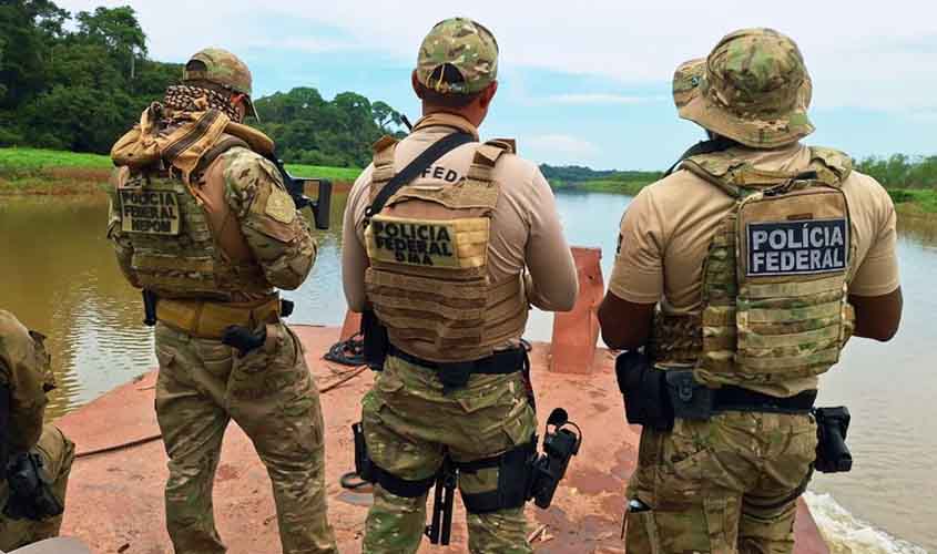 PF, em ação conjunta, enfrenta o garimpo ilegal em Rondônia