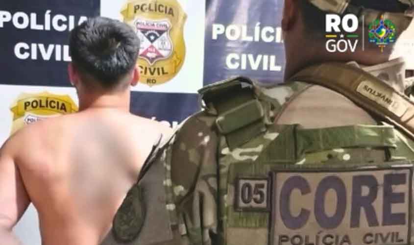 POLÍCIA CIVIL CAPTURA FORAGIDO EM PORTO VELHO