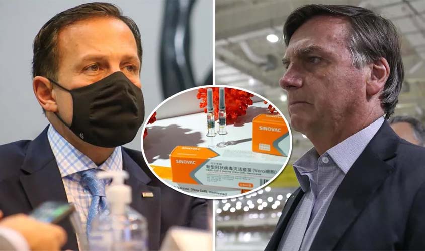 Doria chama Bolsonaro de 'negacionista' e diz que São Paulo vacinará pessoas de outros estados