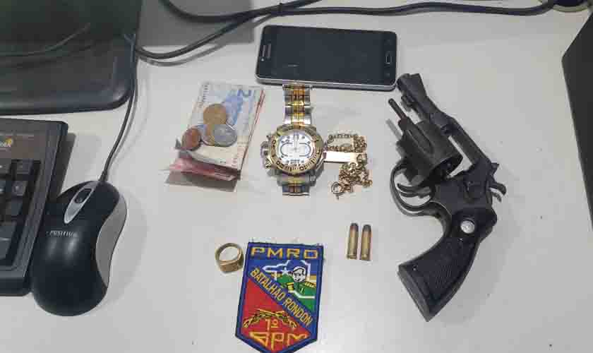 Polícia Militar registra ocorrência de porte ilegal de arma em Porto Velho