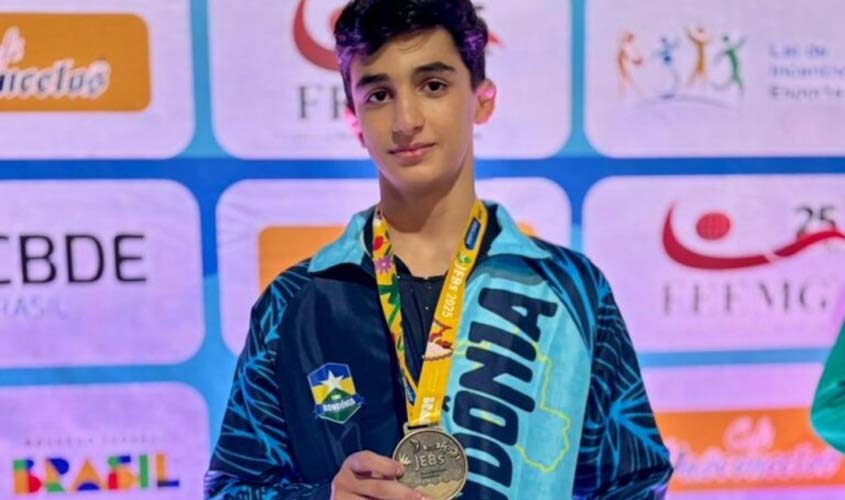Atleta de RO conquista bronze nos Jogos Escolares Brasileiros