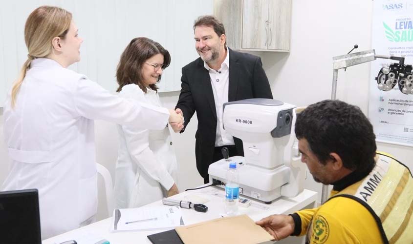 Projeto Levando Saúde oferece consultas gratuitas em PVH