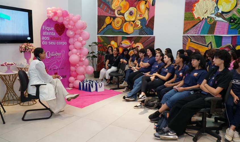 RO mobiliza alunos sobre saúde e HPV