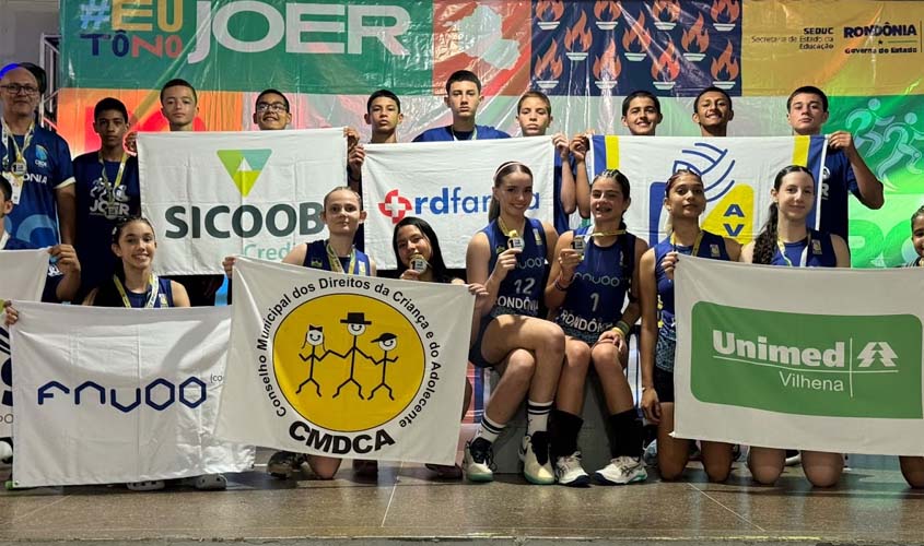 Vôlei escolar conquista títulos de quadra e praia no Joer 2026