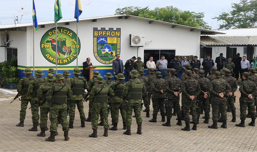 Rondônia ativa Batalhão de Polícia de Fronteira e combate avanço da criminalidade