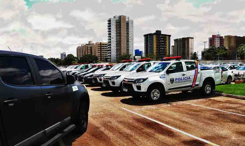 Com mais tecnologia e menos gastos, Segurança Pública de Rondônia recebe viaturas, maletas periciais e equipamentos