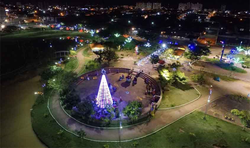 Decoração natalina de Porto Velho permanece montada até dia 10 de janeiro