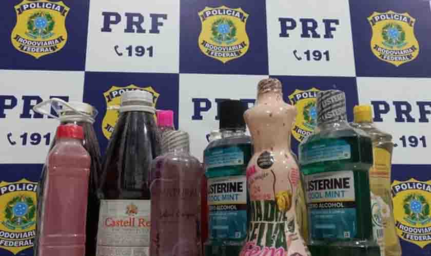 Em Ji-Paraná-RO, PRF apreende 15,72 kg de cocaína