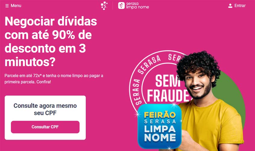 Feirão Serasa Limpa Nome já disponibilizou R$ 18 bilhões de descontos a mais de 4 milhões de brasileiros