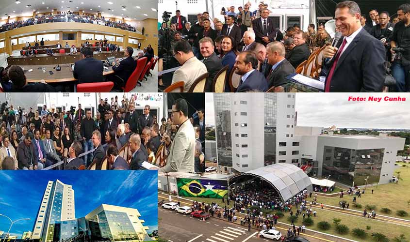 Um novo prédio, uma nova assembleia: foi um dia histórico para o parlamento rondoniense