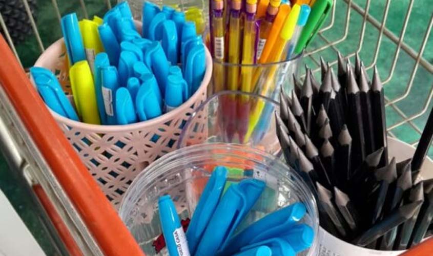 Fiscalização garante segurança e qualidade do material escolar para volta às aulas, em Porto Velho