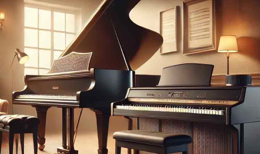 Pianos Digitais vs. Pianos Acústicos: Qual Escolher?