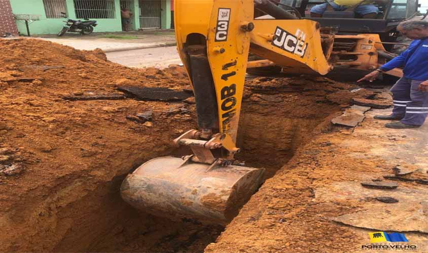 Prefeitura substitui manilhas na área central de Porto Velho