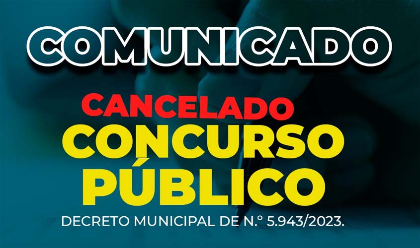 Prefeitura anuncia devolução do dinheiro de inscrição de concurso público cancelado