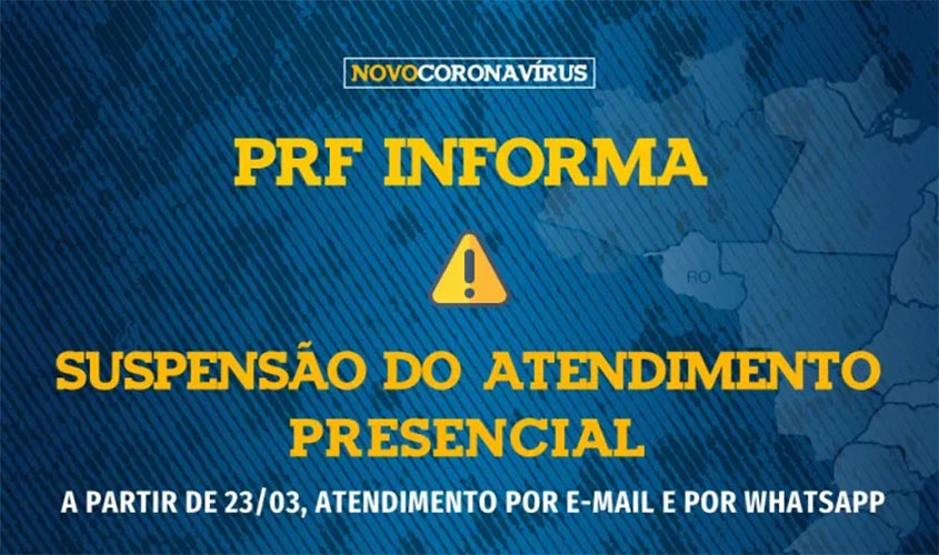 PRF/RO adota atendimento virtual por e-mail para o público externo