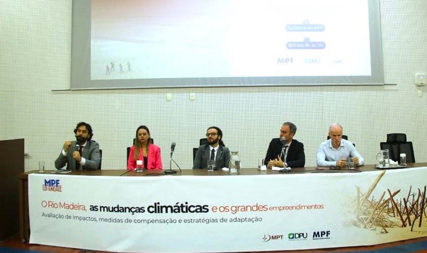 MPF, MPT e DPU debatem impactos climáticos e comitê do Rio Madeira em PVH
