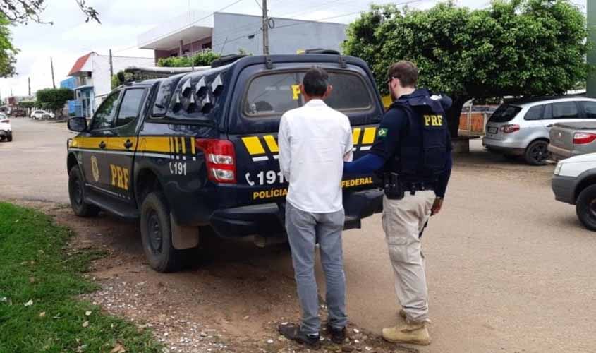 PRF recaptura foragido da Justiça por estupro de vulnerável