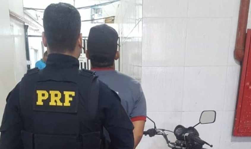 PRF apreende motocicleta adulterada