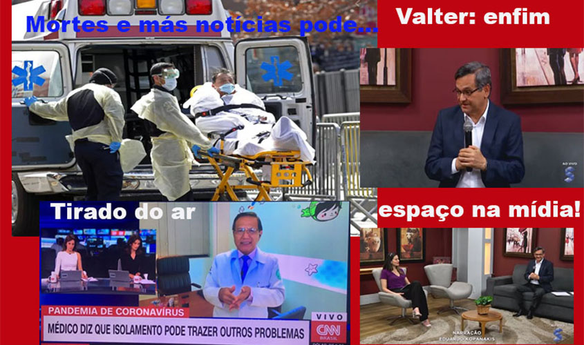 Mídia despreza médicos que não concordam em dar só más notícias sobre o Corona Vírus