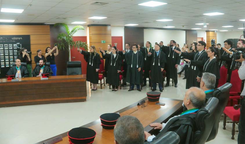 Harmonia entre Poderes marca posse de novos juízes substitutos em Rondônia