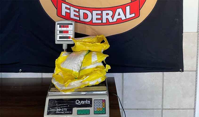 PF prende mulher com 5 Kg de Cocaina no Aeroporto Jorge Teixeira em Rondônia