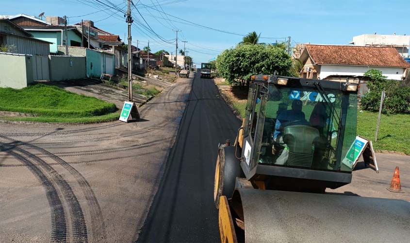 Cacoal já recebeu mais de sete quilômetros de recapeamento asfáltico do Projeto “Tchau Poeira”